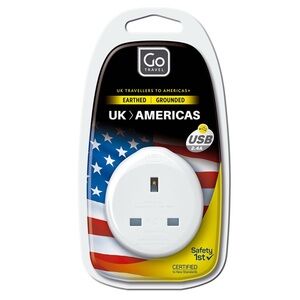 Go Travel Adapter UK to Americas